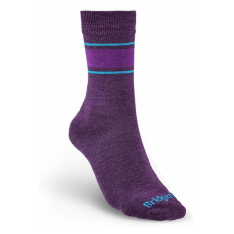 Ponožky Bridgedale Everyday Ultra Light Merino Performance Boot Women's purple/371