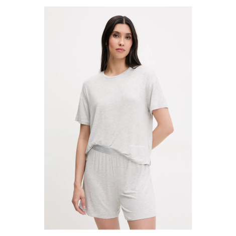 Pyžamové tričko United Colors of Benetton dámské, šedá barva, 36MX3M07A