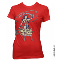 Wonder Woman tričko, Strongest Woman Alive Girly, dámské