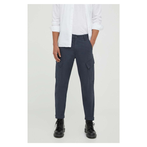 Kalhoty Levi's XX TAPER CARGO pánské, šedá barva, jednoduché Levi´s