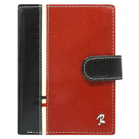 Pánská kožená peněženka ROVICKY 331L-RBA-D RFID černo červená
