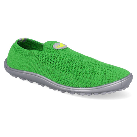 Barefoot dětské slip-on Leguano - Leguanito Scio green zelené