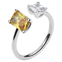 Brosway Elegantní otevřený prsten Fancy Energy Yellow FEY13