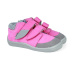 BEDA CELOROČNÍ NUBUK RITA Pink Grey - užší kotník | Dětské barefoot tenisky