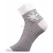Ponožky Boma Jana 25 pruhy bílá