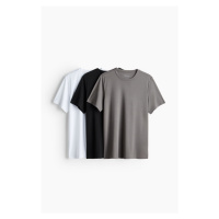H & M - Sportovní tričko z materiálu DryMove™ 3 kusy - bílá