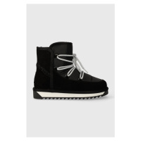 Sněhule Charles Footwear Juno černá barva, Juno.Boots.Platform