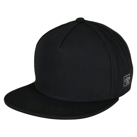 C&S Plain Snapback Cap černá