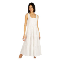 Dámské šaty bez rukávu Litex 5E034 | bílá