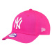 NEW ERA-940 MLB LEAGUE BASIC NY YANKEES PINK/WHITE KIDS NOS Růžová 53,9/55,8cm