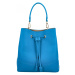 Luxusní kabelka přes rameno Tossy, nebesky modrá