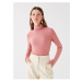 LC Waikiki Women's Turtleneck Plain Long Sleeve Blouse