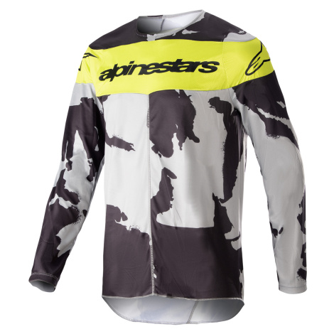 Motokrosový Dres Alpinestars Racer Tactical Cast Tmavá Šedá Camo/Žlutá FluoS