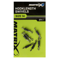 Matrix obratlíky hooklength swivels 7 ks-velikost 20