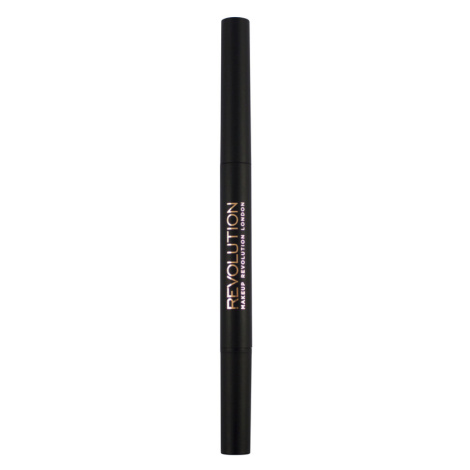 Makeup Revolution Duo Medium Brown tužka na obočí 1 g
