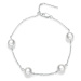 GRACE Silver Jewellery Stříbrný náramek s perlou Anna, stříbro 925/1000 NR-BSB090/12 19 cm (S) B