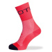 BIOTEX Cyklistické ponožky klasické - F. MESH - červená/oranžová