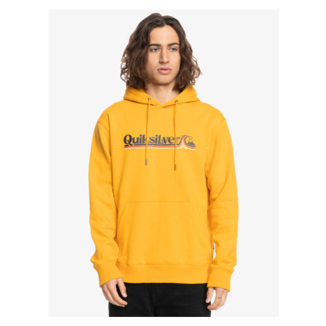 Mikina Quiksilver ALL LINED UP HOOD GOLDEN ROD