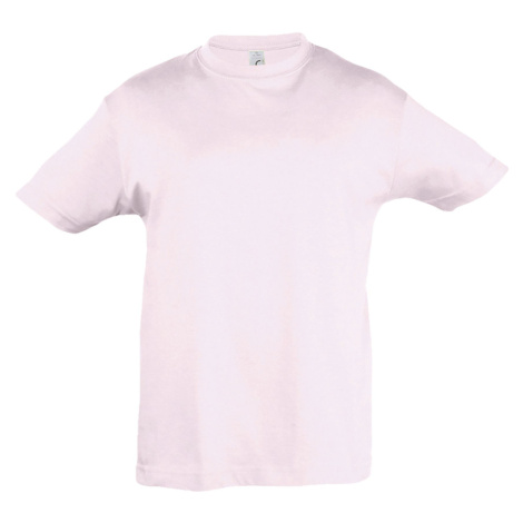 SOĽS Regent Kids Dětské triko s krátkým rukávem SL11970 Pale pink SOL'S