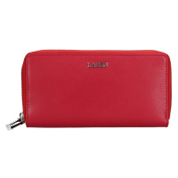 Dámská kožená peněženka Lagen Double - červená