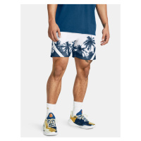 Modro-biele pánské sportovní kraťasy Under Armour Curry Mesh Short 3