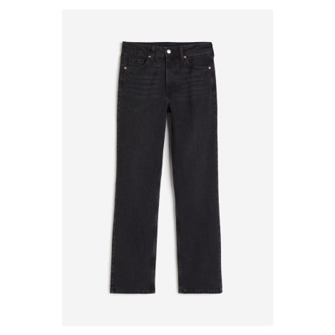 H & M - Vintage Straight High Jeans - černá H&M