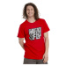 Meatfly pánské tričko Repash Bright Red | Červená | 100% bavlna