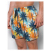 Buďchlap Veselé plavky s dovolenkovým motivem  v modré a oranžové barvě SRBS0125-V24