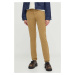 Manšestrové kalhoty Marc O'Polo béžová barva, medium waist