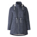 esmara® Dámský úpletový fleecový kabát XXL (tmavě modrá)