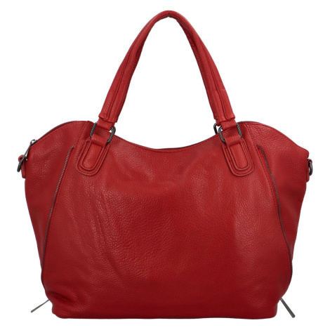 Stylová dámská kabelka do ruky Kassandra, červená Paolo Bags