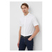 Košile Armani Exchange pánská, bílá barva, slim, s klasickým límcem