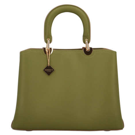 Luxusní dámská kabelka do ruky Rollins, zelená Diana & Co