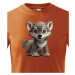 Dětské tričko s roztomilým vlkem - nádherný barevný motiv s plnými barvami