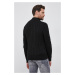 Bavlněný svetr Polo Ralph Lauren pánský, černá barva, hřejivý, s rolákem