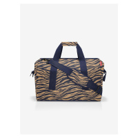 Modro-hnědá dámská cestovní taška se zvířecím vzorem Reisenthel Allrounder L Sumatra