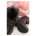 Černé vybíjené kotníkové boty Olivia
