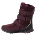 Jack Wolfskin POLAR BOOT TEXAPORE HIGH VC K Dětská zimní obuv, vínová, velikost