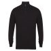 Henbury Pánský svetr se zipem H729 Black