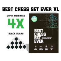 Best Chess Set Ever XL (Black Board) 4X
