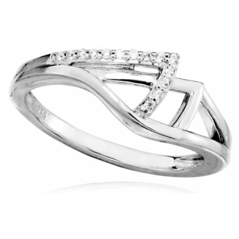 Silver Cat Stříbrný prsten s čirými zirkony SC370