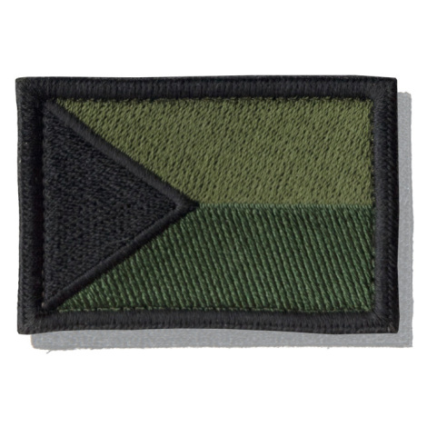 Nášivka: Vlajka Česká republika [64x44] [ssz] olivová | černá