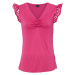 Bonprix BODYFLIRT tričko s krajkovými rukávy Barva: Růžová, Mezinárodní