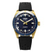 Vulcain Skindiver Nautique Gold / Blue - Rubber