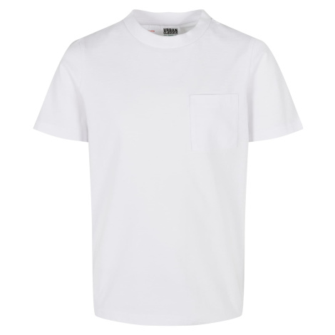 Chlapecké základní kapesní tričko z organické bavlny, 2 balení, černá/bílá Urban Classics