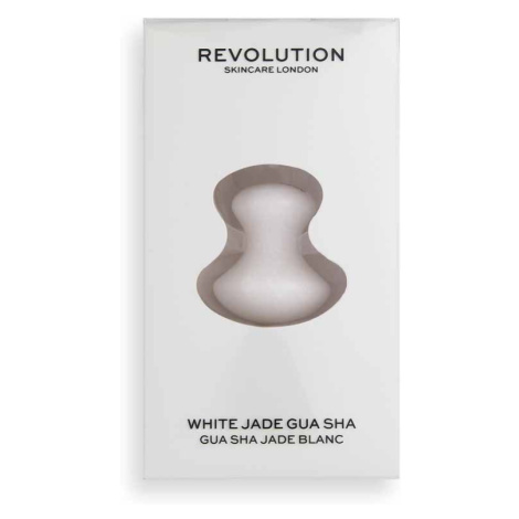 Revolution Skincare White Jade Gua Sha Masážní Válec 1 kus