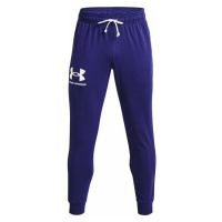 Under Armour Men's UA Rival Terry Joggers Sonar Blue/Onyx White Fitness kalhoty