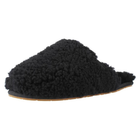 UGG W MAXI CURLY SLIDE Černá