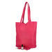 Velká prostorná shopper taška Santee, tmavě růžová