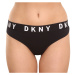 Dámská tanga DKNY černá (DK4529 Y3T)